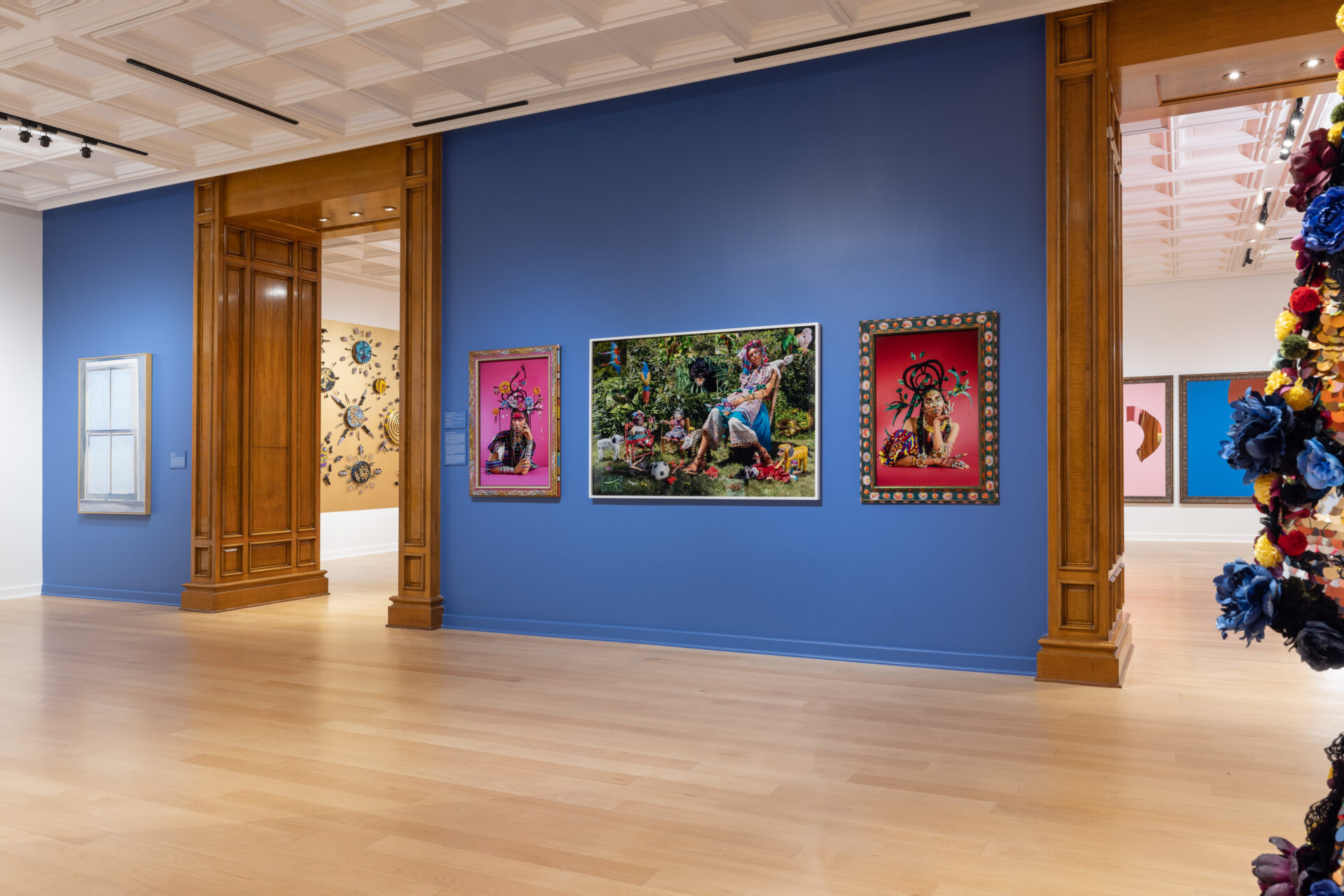 Installation View of Martine Gutierrez from In Bloom, 2023 Photo: Jenks Imaging